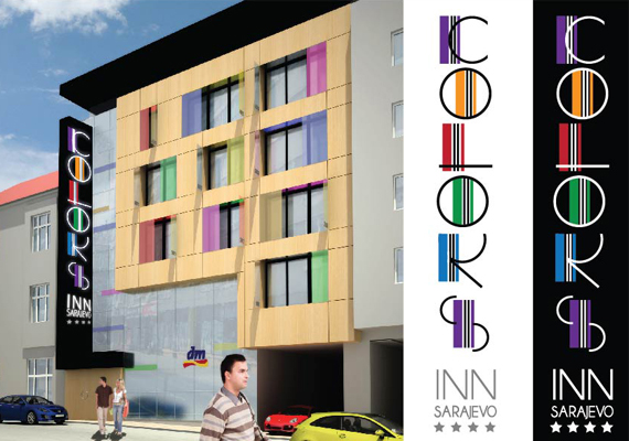 Logo design for modern hotel in city center of Sarajevo - ex.2