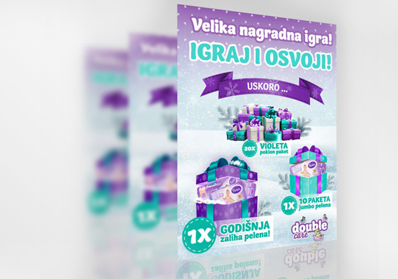 Violeta Facebook giveaway flayer design.