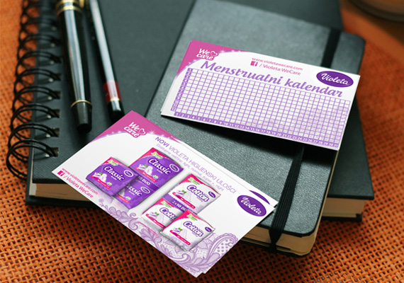 Violeta Menstrual Calendar design.