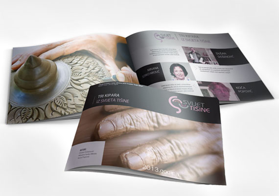Svijet tišine catalogue design.